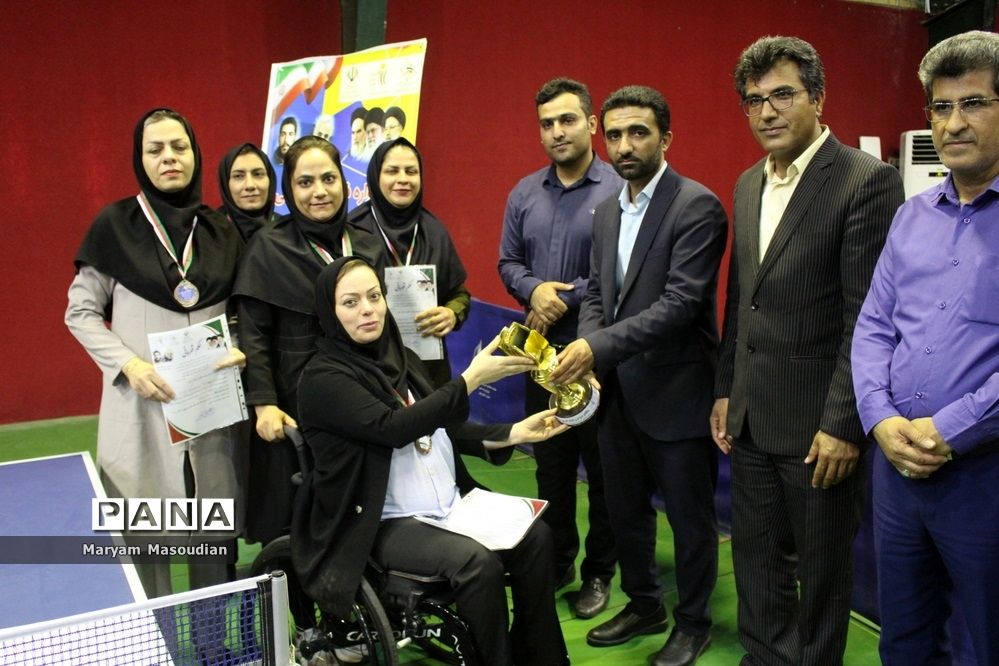 جشنواره فرهنگی ورزشی  فرهنگیان استان بوشهر رشته تنیس روی میز بانوان