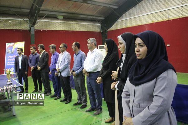 جشنواره فرهنگی ورزشی  فرهنگیان استان بوشهر رشته تنیس روی میز بانوان