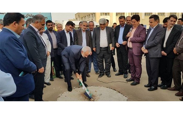 کلنگ‌زنی احداث خوابگاه دهکده ورزش دانش‌آموزی و سالن زورخانه‌ای در  فارس