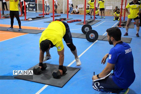 رقابت آتش‌نشانان در مرحله فینال مسابقات کراس‌فیت کشور