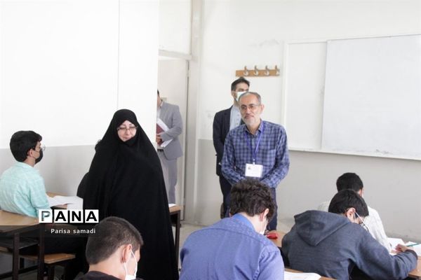 بازدید از روند برگزاری آزمون ورودی مدارس فرهنگ در آموزش و پرورش منطقه ۱۳ تهران