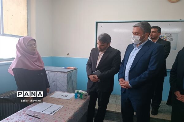 آیین افتتاحیه پایگاه‌های سنجش نوآموزان شهرستان‌های استان تهران در دبستان طاها ملارد