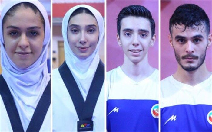 چهار تکواندوکار ایران به نشان نقره دست پیدا کردند
