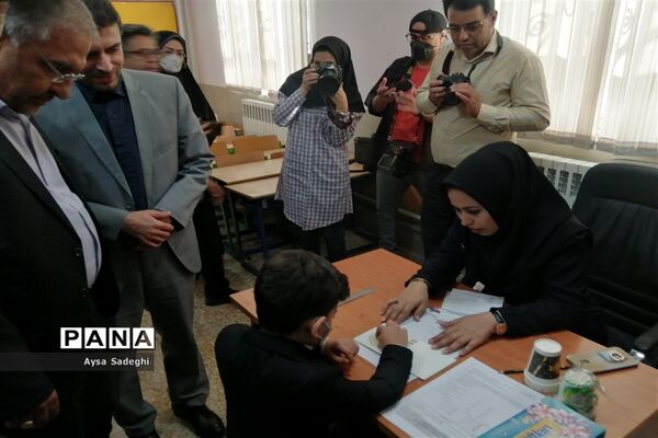 افتتاح پایگاه‌های طرح سنجش سلامت نوآموزان بدو ورود به مدارس در استان فارس