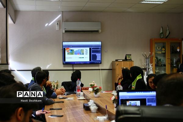 حضور حسین عبادتی در سازمان‌ دانش‌آموزی فارس