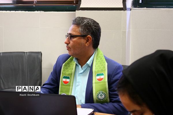 حضور حسین عبادتی در سازمان‌ دانش‌آموزی فارس