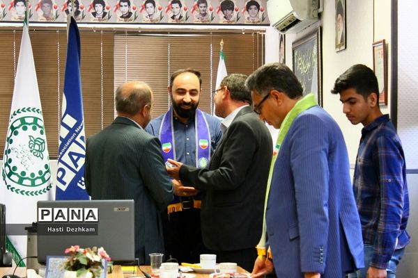 حضور حسین عبادتی در سازمان‌ دانش‌آموزی فارس