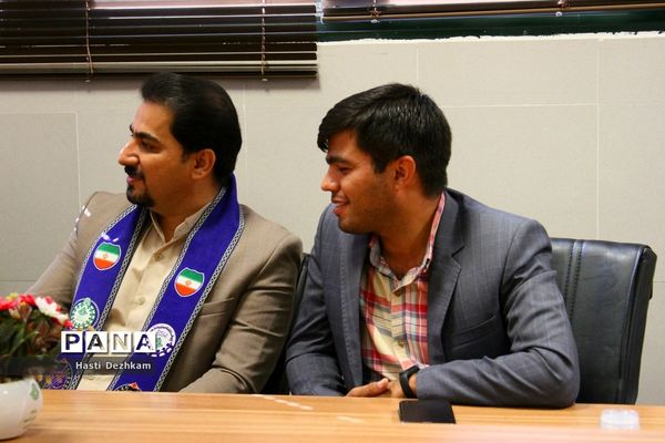 حضور حسین عبادتی در سازمان‌ دانش‌آموزی فارس