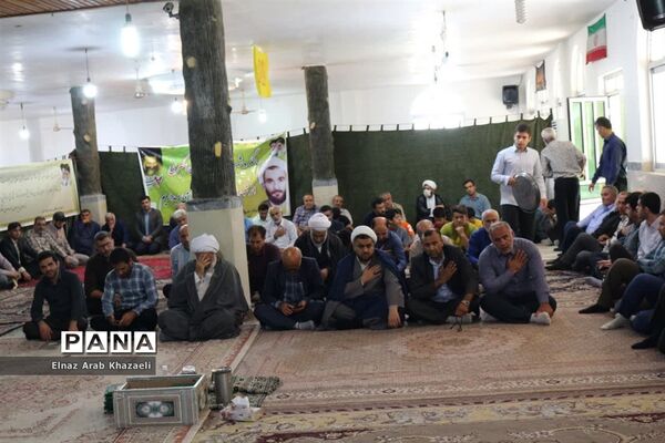 مراسم بزرگداشت شهدای ۷ تیر در میاندورود