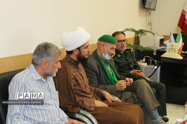 دیدار فرمانده بسیج فشافویه با مسئولان عالی مجتمع قضایی منطقه