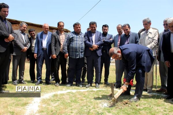 آیین کلنگ‌زنی دبستان شهید معصومی