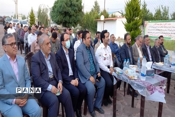 آیین کلنگ زنی پایگاه اورژانس ۱۱۵ روستای بیشه کلا محمودآباد