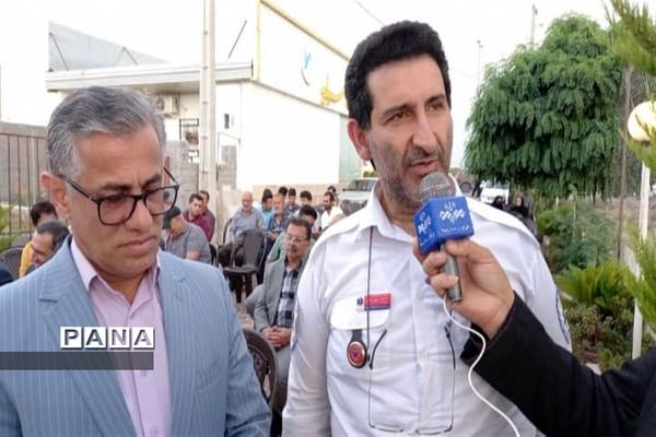 آیین کلنگ زنی پایگاه اورژانس ۱۱۵ روستای بیشه کلا محمودآباد