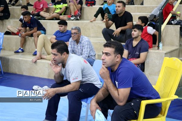 مسابقات لیگ کشتی آزاد دانش‌آموزی استان خوزستان در امیدیه