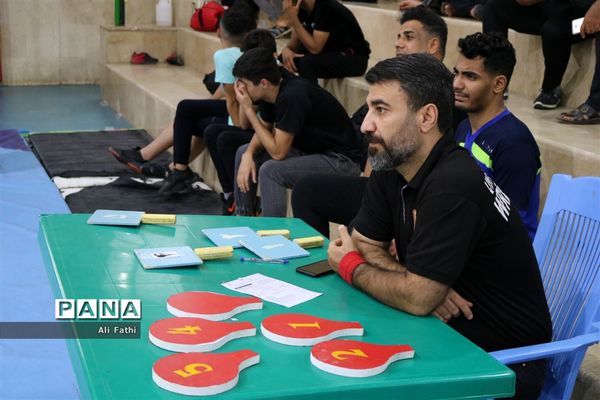 مسابقات لیگ کشتی آزاد دانش‌آموزی استان خوزستان در امیدیه