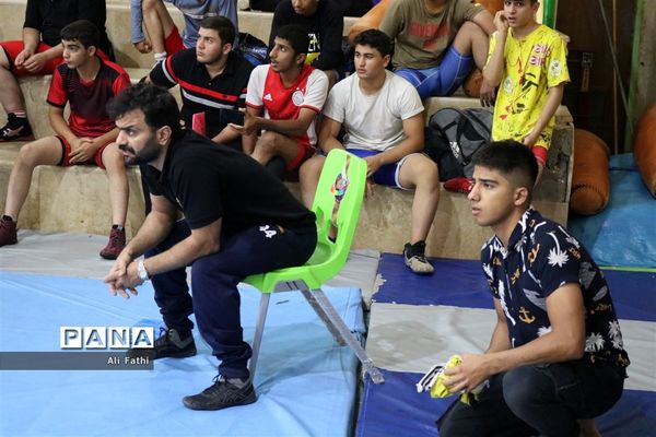 مسابقات لیگ کشتی آزاد دانش‌آموزی استان خوزستان در امیدیه