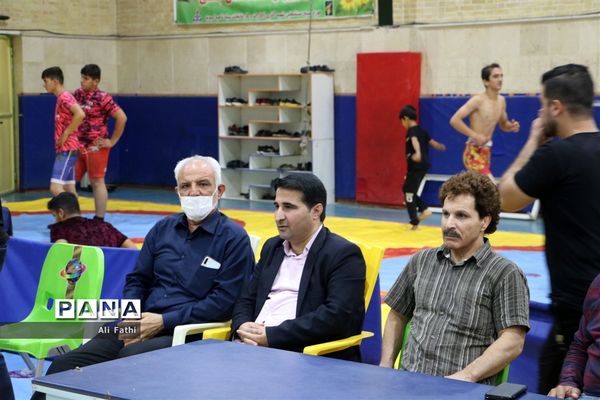 مسابقات لیگ کشتی آزاد دانش‌آموزی استان خوزستان در امیدیه