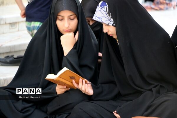مراسم دعای عرفه در کوه خضر نبی قم-1