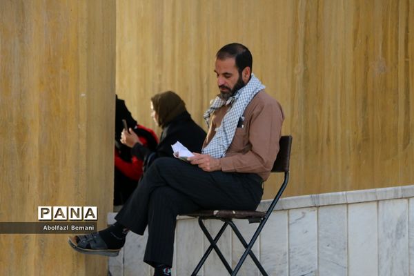 مراسم دعای عرفه در کوه خضر نبی قم-1