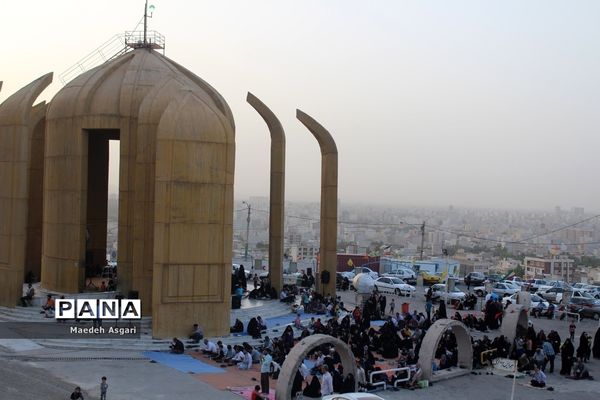 مراسم دعای عرفه در کوه خضر نبی قم-2