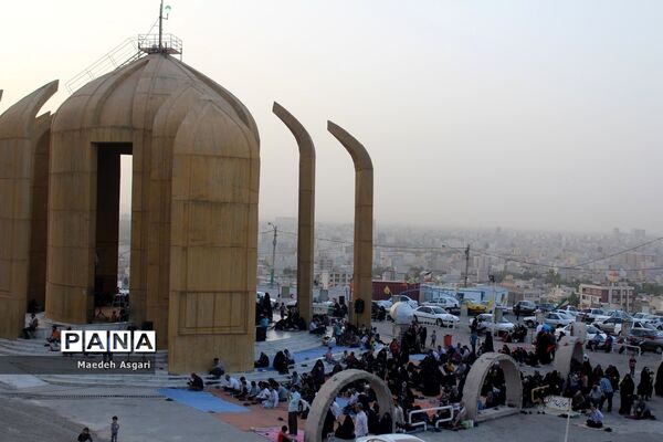 مراسم دعای عرفه در کوه خضر نبی قم-2
