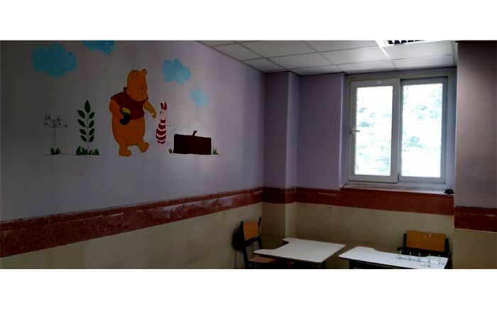 بهسازی و زیباسازی مدرسه استثنایی سروش