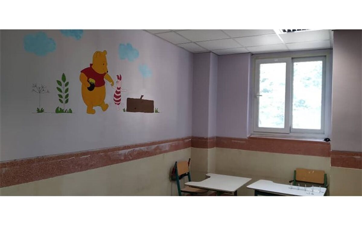 بهسازی و زیباسازی مدرسه استثنایی سروش