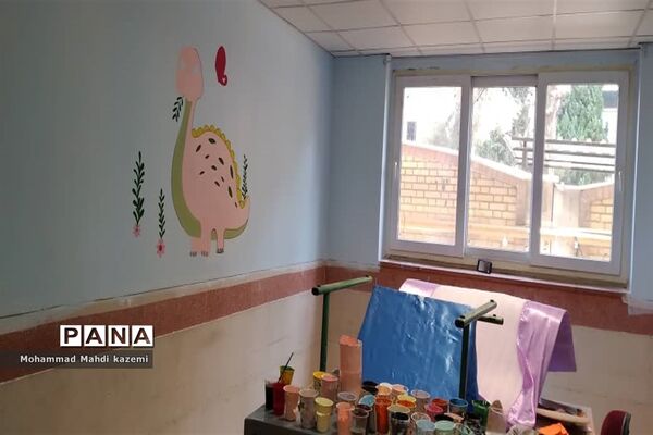 بهسازی و زیباسازی مدرسه استثنایی سروش
