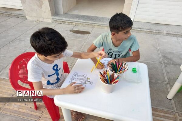 ایستگاه عیدانه نقاشی در بوشهر