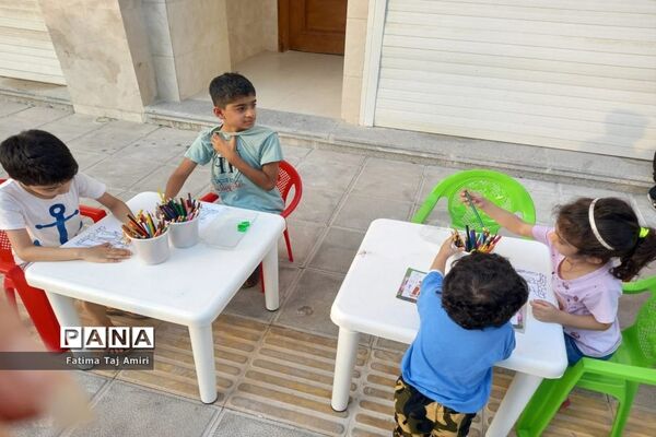 ایستگاه عیدانه نقاشی در بوشهر