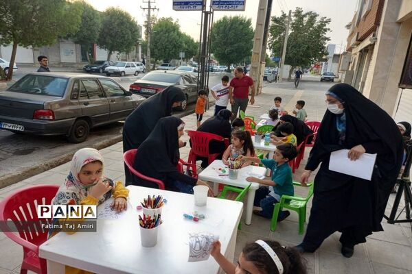 ایستگاه عیدانه نقاشی در بوشهر