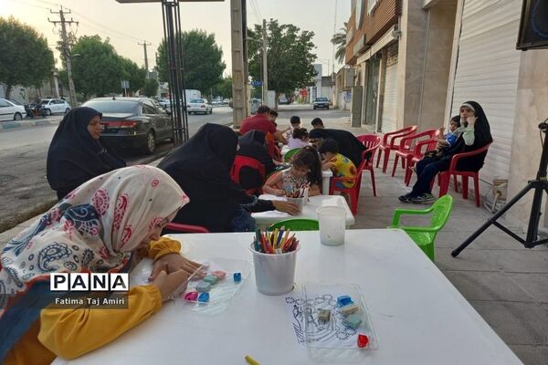 ایستگاه عیدانه نقاشی در بوشهر