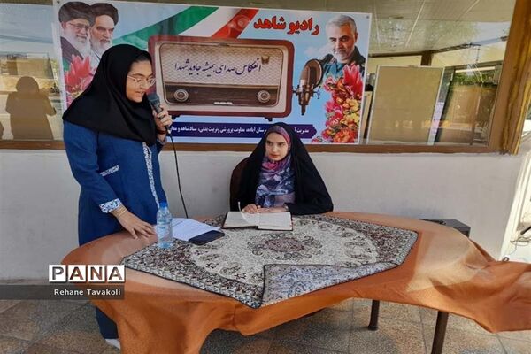 افتتاح نمایشگاه دستاوردهای دانش‌آموزان فرهنگی هنری در آباده