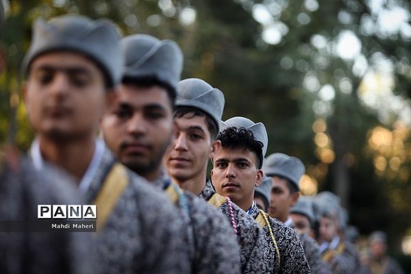 صبحگاه بیست و یکمین اردوی کشوری دانش‌آموزان پسر عشایر