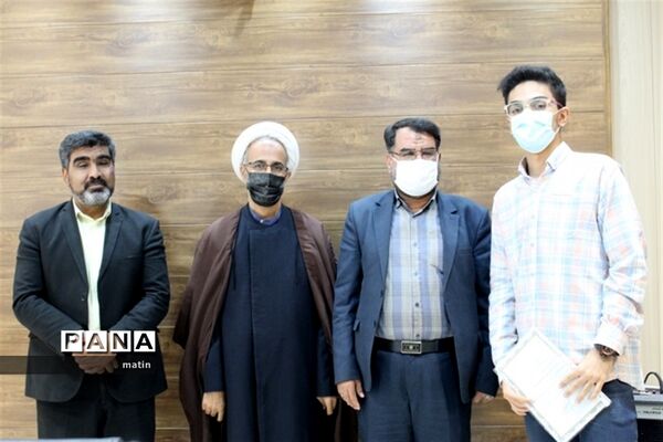 مراسم افتتاحیه مجلس دانش‌آموزی در آموزش و پرورش ناحیه 2 استان کرمان