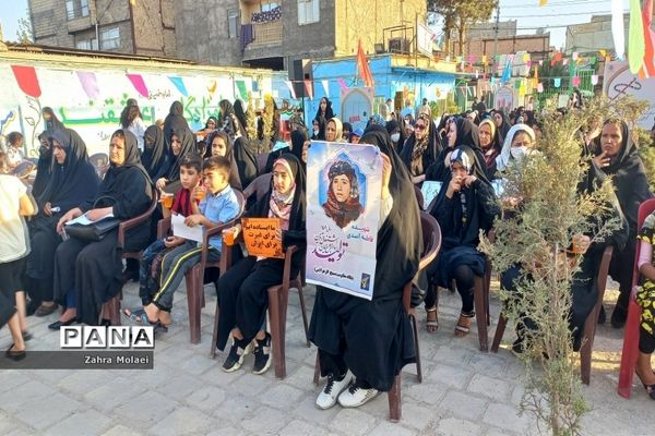 اجتماع پرشور بهارستانی‌ها در گرامیداشت هفته حجاب و عفاف