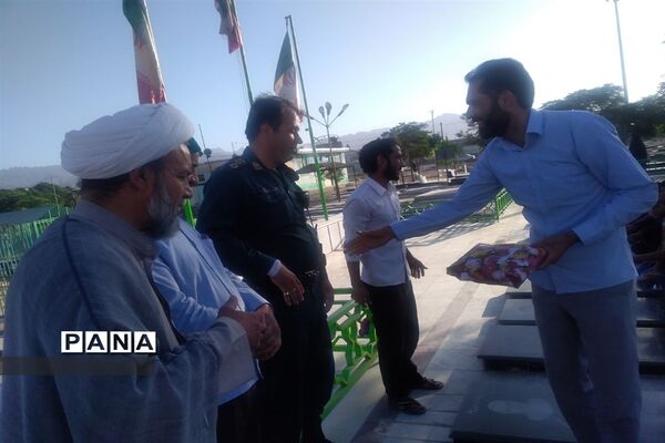 رزمایش دوچرخه‌سواری دانش‌آموزان روستای دهنو، خلیل‌آباد