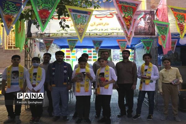 برپایی موکب‌های دانش‌آموزی به‌مناسبت عید غدیرخم در شیراز