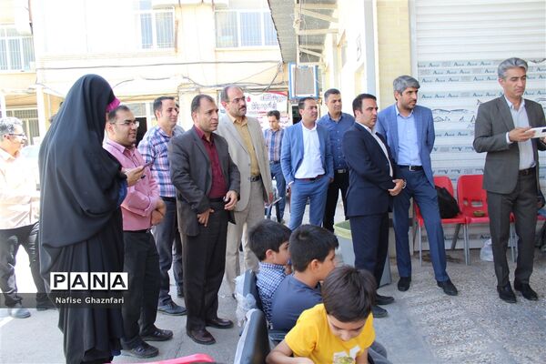 برپایی موکب دانش‌آموزی و فرهنگیان به‌مناسبت عید غدیر در شیراز