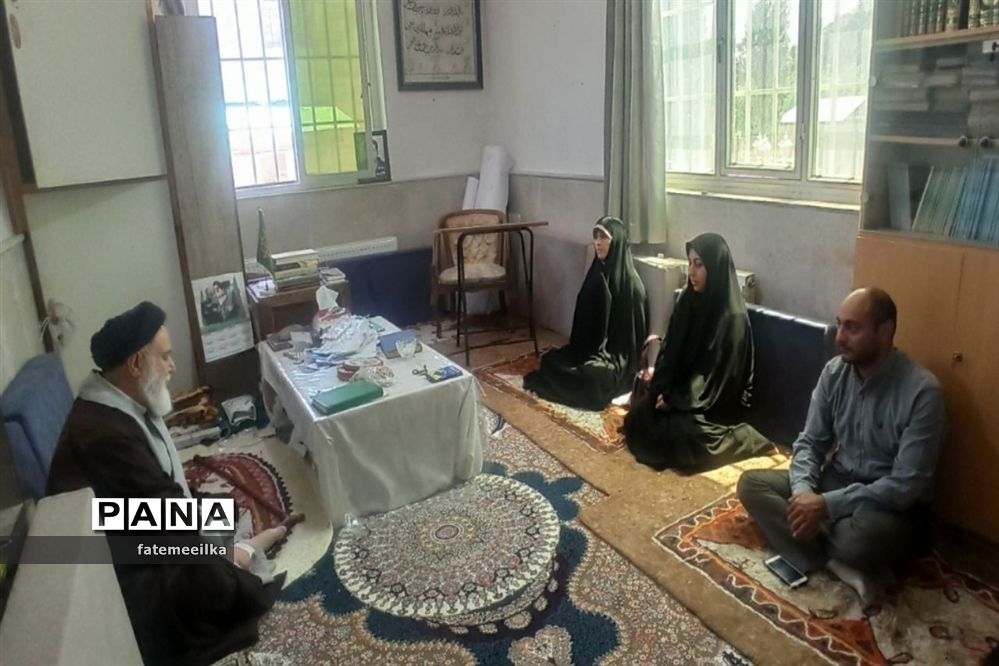 بازدید مدیر آموزش و پرورش فیروزکوه از حوزه علمیه امام صادق ( ع) روستای وشتان