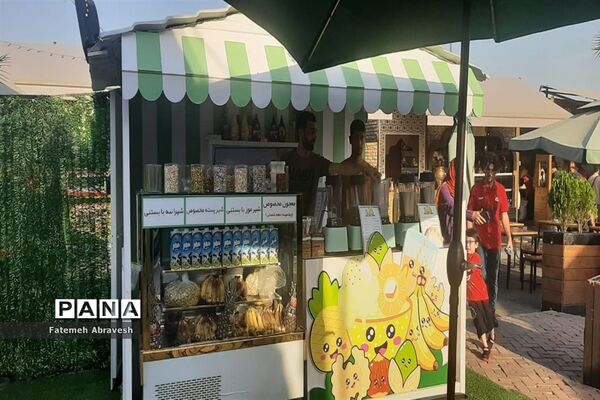 برگزاری جشنواره بستنی و شاه توت در بوستان آب و آتش