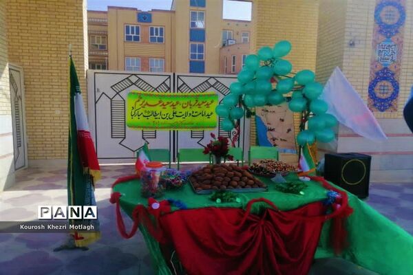 برپایی موکب دانش‌آموزی جشن غدیر در مدارس کازرون