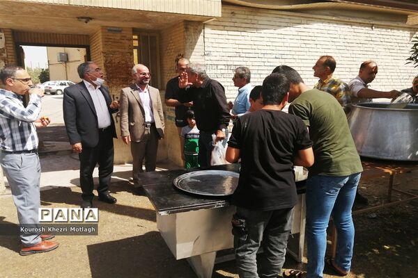 برپایی موکب دانش‌آموزی جشن غدیر در مدارس کازرون