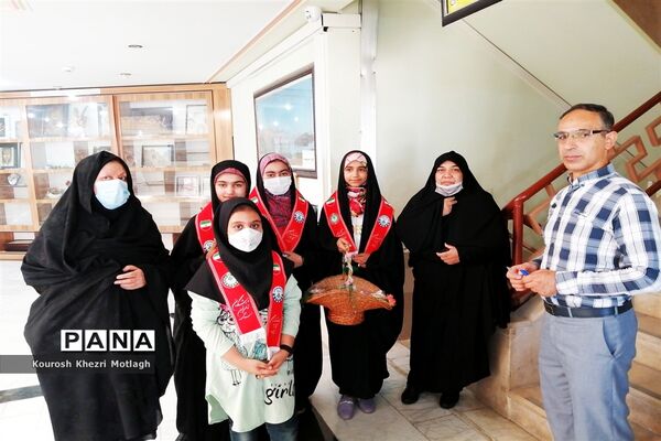 برپایی موکب دانش‌آموزی جشن غدیر در مدارس کازرون