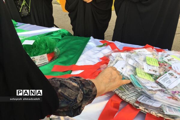 موکب مجلس دانش‌آموزی دختران شهرستان گلوگاه در شب عید غدیر