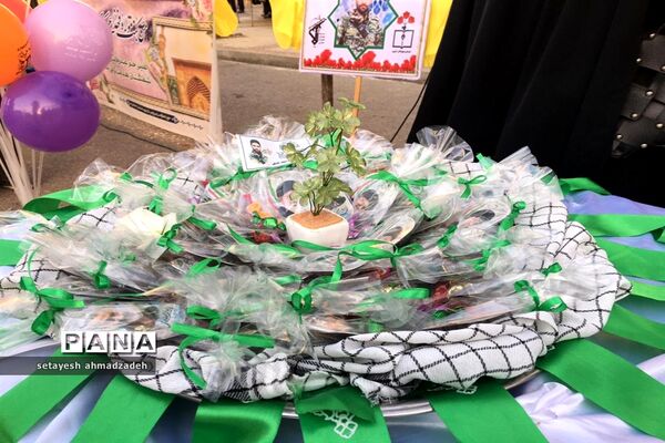 موکب مجلس دانش‌آموزی دختران شهرستان گلوگاه در شب عید غدیر