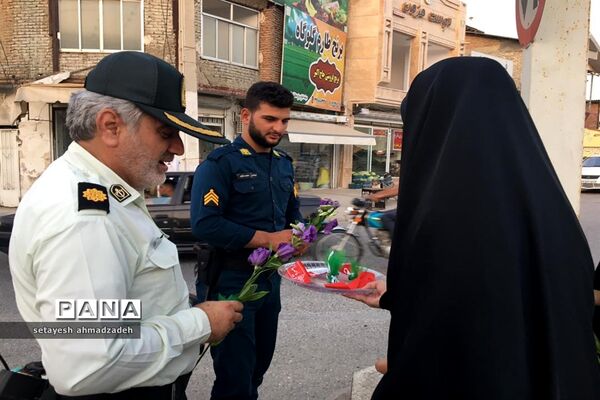 موکب مجلس دانش‌آموزی دختران شهرستان گلوگاه در شب عید غدیر