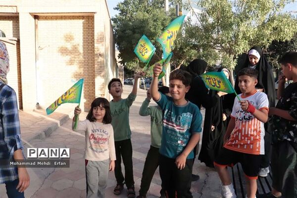 پویش هر مدرسه یک موکب تبلیغ غدیر در آباده
