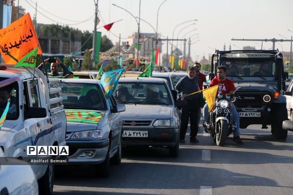 کاروان خودرویی عید غدیر در قم-1