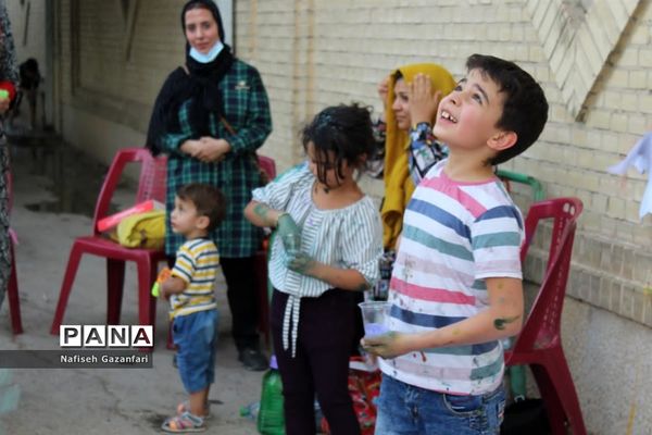 برگزاری جشنواره رنگ‌ها و آب‌ها ویژه کودکان در شیراز